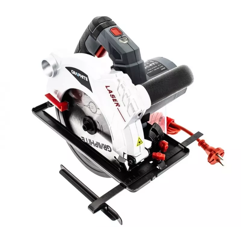Kreissäge 1500 W Graphite Sägeblatt 185 mm