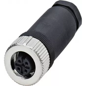 Phoenix Contact 1662968 Kabelverbinder M12 Schwarz - Edelstahl (1662968)