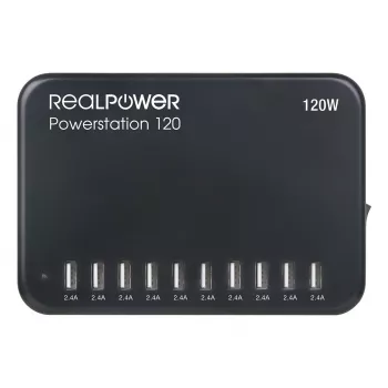 RealPower Power Station 120 - Drinnen - AC - Schwarz