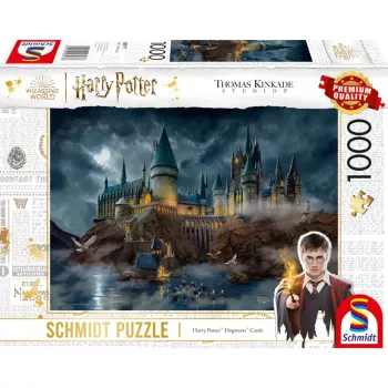 Thomas Kinkade Studios Wizarding World Harry Potter - Hogwarts Castle, Puzzle 1000 Teile