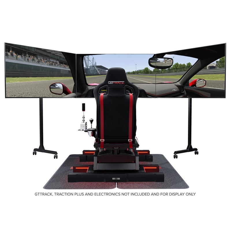 Bodenständer-Monitorhalterung Next Level Racing NLR-A010 für 3 Bildschirme 32–65 Zoll bis 70 kg