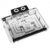 Backplate Alphacool 10260 Aluminium Chrom Kupfer Schwarz 154 mm