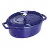 Gusseisen-Kokotte Staub 4,25 L, 29 cm, blau