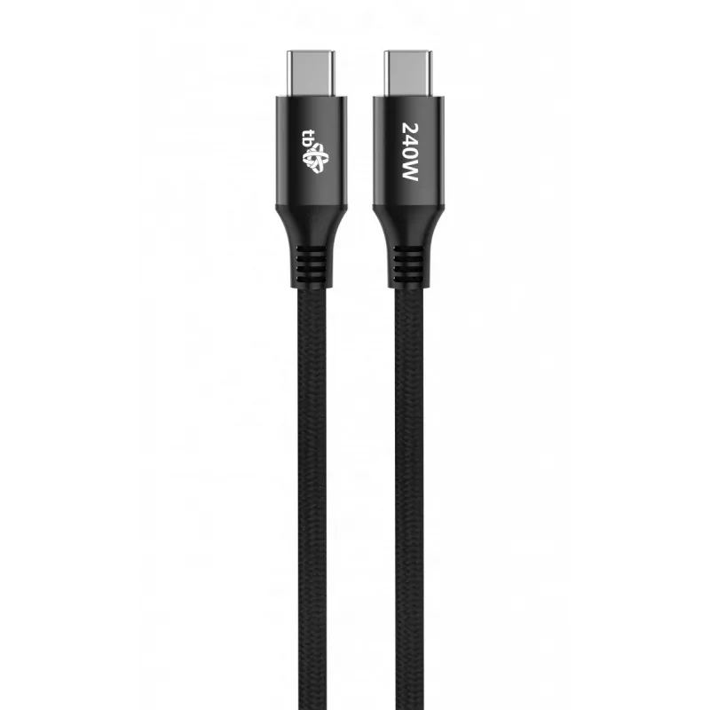 Tb Kabel USB C auf USB C 1m 240W Schwarz