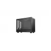 Computergehäuse DeepCool CH160 PLUS Small Form Factor SFF ATX/mATX, gehärtetes Glas, USB-C, Schwarz