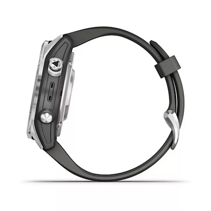 Garmin fēnix 7S Pro 3,05 cm (1,2 inch) MIP 42 mm Digital 240 x 240 Pixel Touchscreen Silber Wi-Fi GPS (Satellit)
