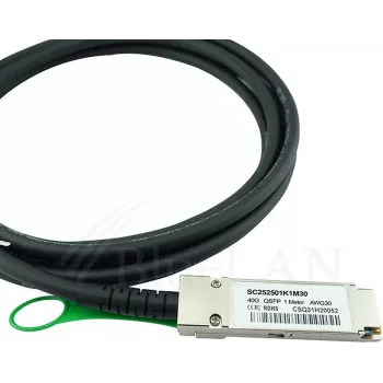 CBO InfiniBand QSFP-Kabel QSFP-Cable-1M-BL — 1 m, QSFP auf QSFP, schwarz