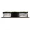 DeLOCK 66876 Patchpanel 1U Cat6a Schwarz Metall