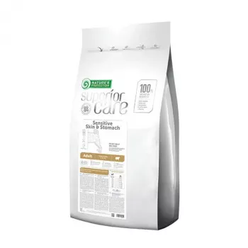 Trockenfutter für Hunde nature’s protection Superior Care Skin & Stomach Adult Small Lamb 10 kg — für ausgewachsene kleine Hunde