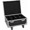 Flightcase Roadinger 31005247 für 4× AKKU MBT-3 mit Rollen und integrierter Ladefunktion