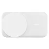 Belkin UltraCharge 25W Qi2 2-in-1 faltbare kabellose Ladestation, Weiß (WIZ038KQWH)