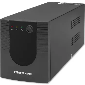 Unterbrechungsfreie Stromversorgung USV Qoltec 53775 1,2 kVA 720 W 4 AC-Steckdosen