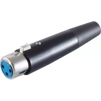 XLR-Steckverbinder ShiverPeaks BS55025 schwarzes Gehäuse – 3-poliger Audio-Mikrofon-/Line-Steckverbinder