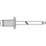 Blindniet GESIPA 1455055 Al/A2 5×25 mm, Klemmbereich 15,0–20,0 mm, Packung mit 250 Stück
