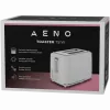 Elektrischer Toaster, weiß, 220-240V, 50-60Hz, 920-1080W, 2 Schlitze, 3 Modi, 7 Bräunungsstufen