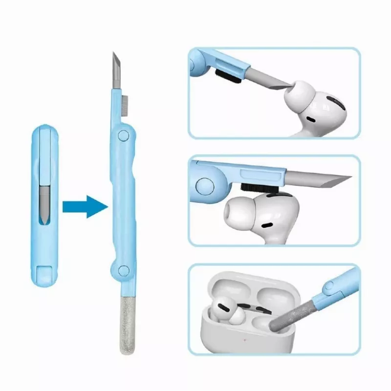Gembird 7-in-1 Universal Portable Cleaning Kit - Weiß