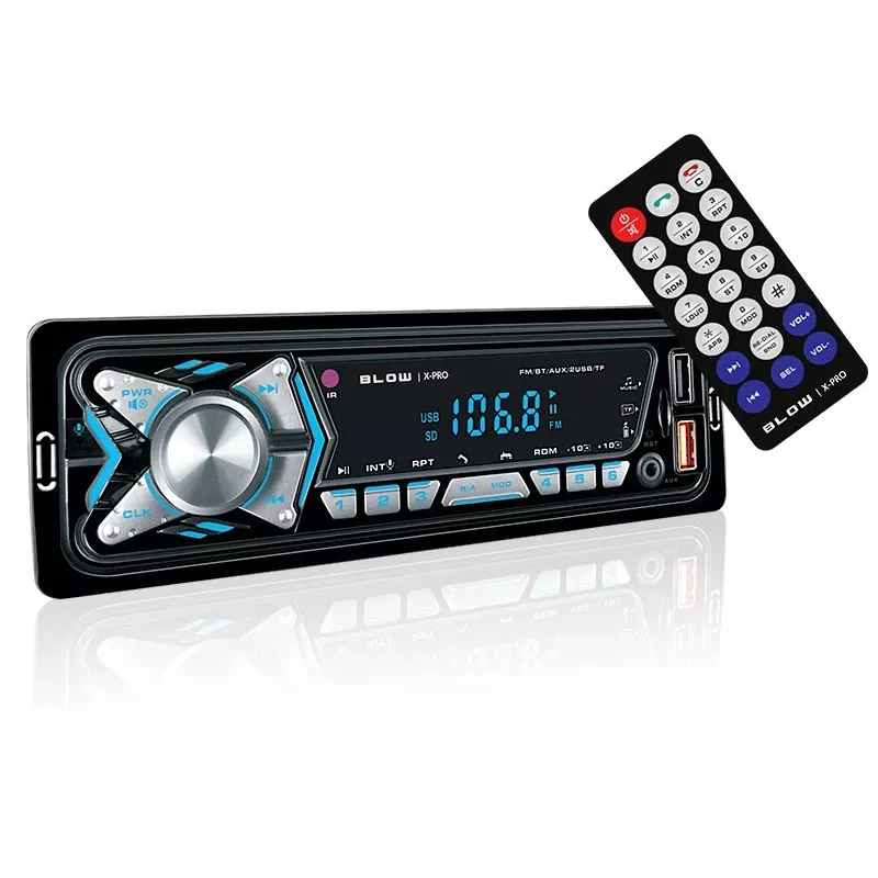 BLOW X-PRO MP3/USB/micro USB/BLUETOOTH Autoradio Schwarz