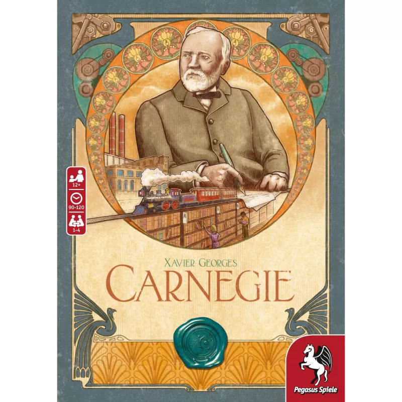 Pegasus Spiele Carnegie Brettspiel Wirtschaft