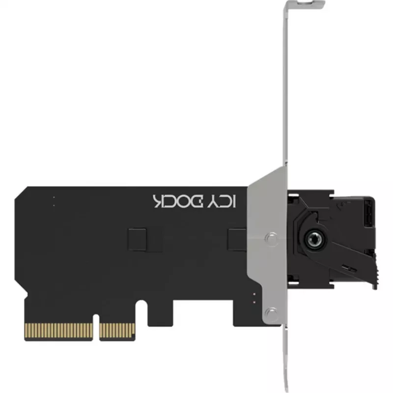 ICY DOCK MB305M4P-B Wechselrahmen M.2 NVMe SSD auf PCIe 4.0 x4 Adapterkarte