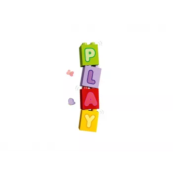 Konstruktionsspielzeug LEGO DUPLO 10421 ABC-Lastwagen, 36 Teile, 2 Minifiguren, ab 2 Jahren, Maße 110 × 140 × 70 mm