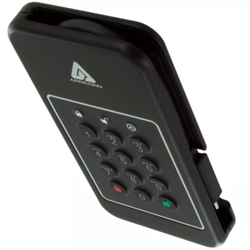 Apricorn Aegis NVX - SSD - 500 GB - USB 3.2 Gen 2 - TAA-konform (ANVX-500GB)