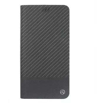 Handy-Buchhülle Tellur Carbon für iPhone XS – Schwarz