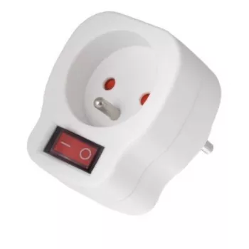 Steckdose MACLEAN AC-Steckdose MCE13 mit Schalter