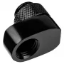 Fitting Alphacool 17601 — Messing-Computer-Kühlsystem-Fitting, schwarz, 1 Stück
