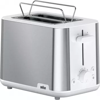Braun HT 1510 8 2 Scheiben 900 W Edelstahl, Weiß