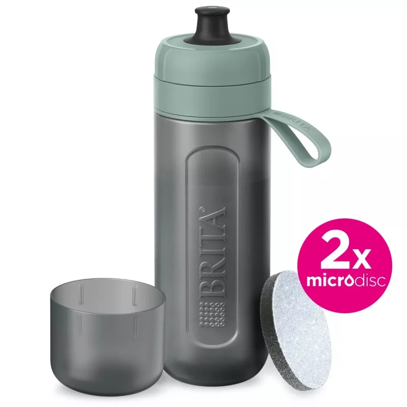 Brita Sports Wasserfilter-Flasche Active Dunkelgrün, Grün