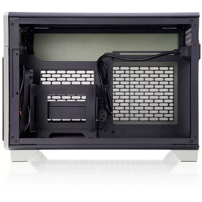 Mini-Gehäuse THERMALTAKE TR100 WS Matcha Grün, kompaktes Design, Unterstützung für mini-ITX/microATX