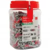 fischer Dübel DUOPOWER 10x50 BigBox Hellgrau/Rot 210 Stück wiederverschließbar (570550)