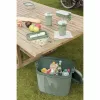 Tragbare Kühlbox Curver 262266 — 32 L isolierte Reisekühlbox, grün, Polypropylen, 410×333×498 mm