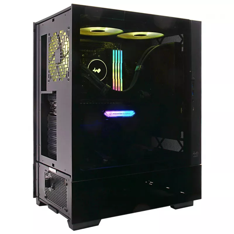 InWin Modfree Base Big-Tower Tempered Glass - Schwarz