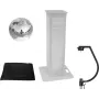 EUROLITE Spiegelkugel-Set 30 cm mit variablem Bühnenständer und schwarzer Abdeckung