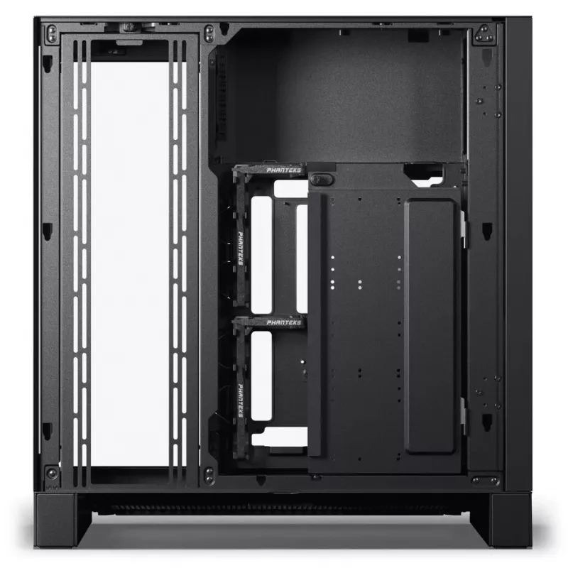 PHANTEKS NV-Series NV9 MK2 PC-Gehäuse, EATX, DRGB, gehärtetes Glas - schwarz & M25 Gen2 PWM D-RGB Lüfter 3er-Pack - Reverse Blade, 140mm, schwarz + DRG