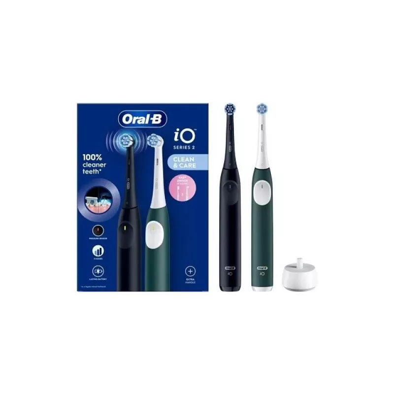 Oral-B iO SERIE 2 Nacht-Schwarz+Waldgrün