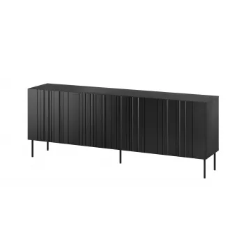 Cama Kommode ISLA 200x40x75 matt schwarz