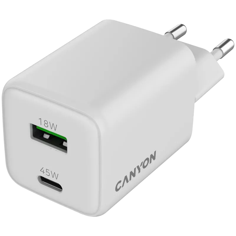 Charger Canyon CU45AC 45W Universal Weiß AC Schnellladegerät für Innenräume