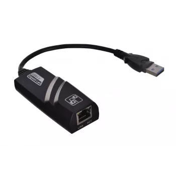 Schnittstellenkarte Akyga AK-AD-31 USB 3.2 Gen 1 auf Gigabit-Ethernet (1000 Mbit/s), RJ-45, schwarz