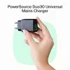 Netzteil Grün Cell PowerSource Solo30 30W Schwarz — USB-C Einzelport-Ladegerät
