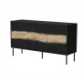 Kommode cama meble INSERTO 3D 143,5×40×80 cm schwarz mit LED, Spanplatte, 16 mm Rahmen