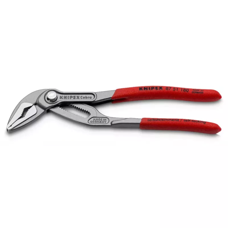 Wasserpumpenzange Knipex Cobra ES 87 51 180 SB – einstellbares Maul 0–45 mm