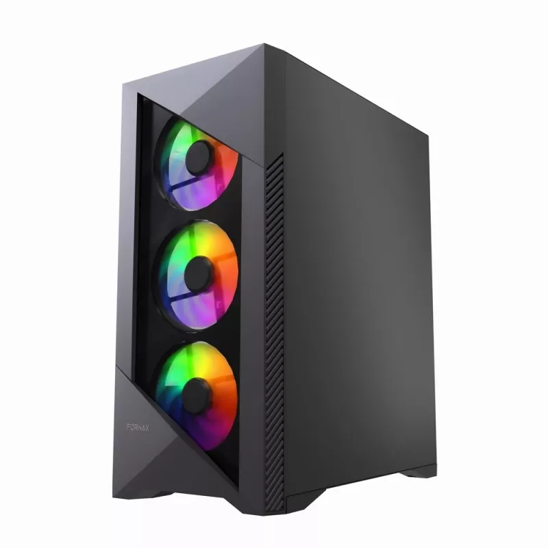 Gembird CCC-FC-900ARGB Gaming-Gehäuse Fornax 900, ATX, schwarz