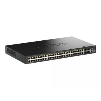 D-Link 52-Port Gigabit Stackable PoE+ Smart Managed Switch mit 4 x 10G SFP+ Ports