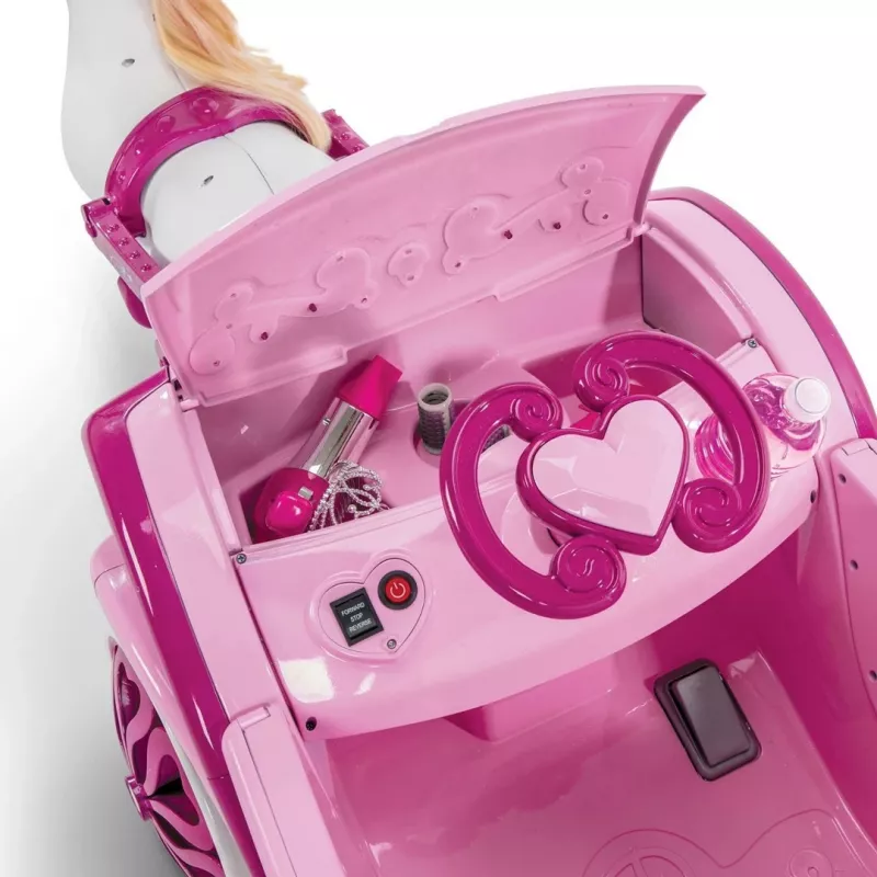 Huffy Elektrische Disney Prinzessinenkutsche mit Pferd 6 V pink