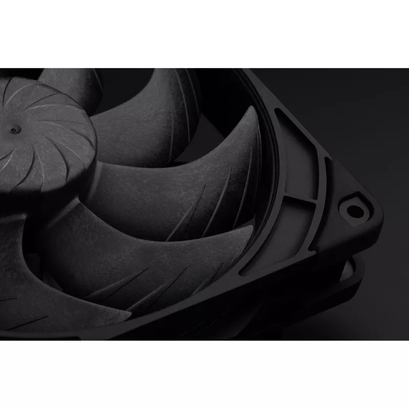 Noctua NF-A14x25 G2 PWM Sx2-PP chromax.Schwarz 140mm Doppellüfter-Set