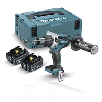 Makita DHP458RTJ Bohrmaschine 2000 U/min Schwarz, Blau