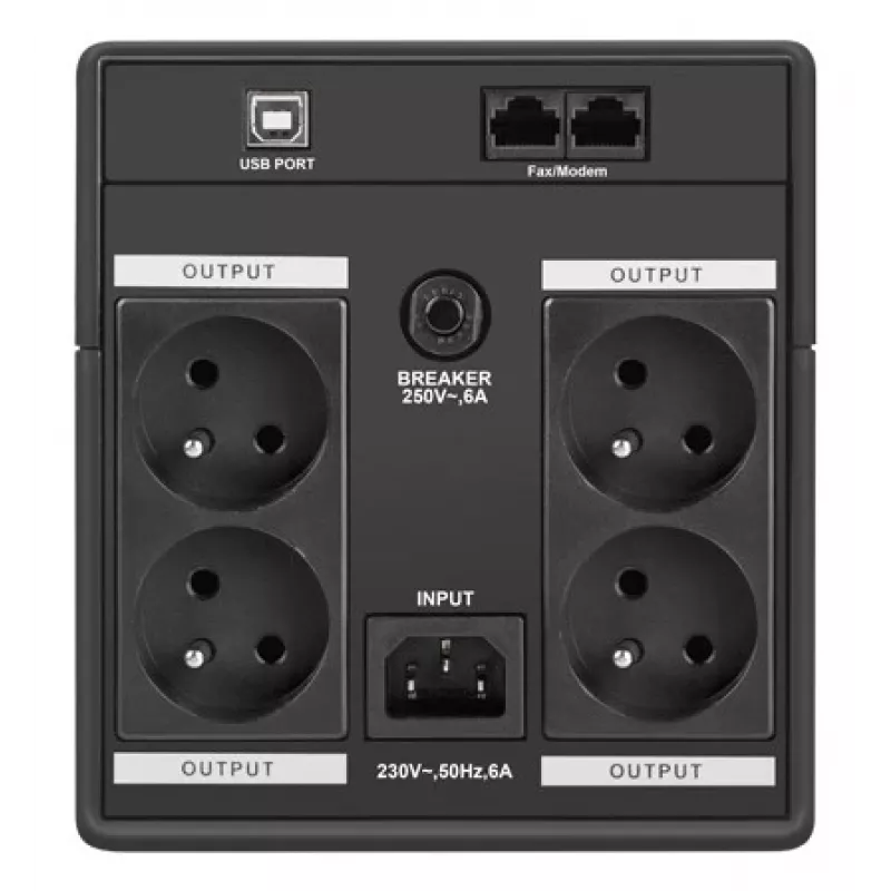 Armac H/1000E/LED USV HOME Line-Interactive Stromadapter für Computer - 80 Plus