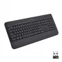 Logitech Signature K650 - Tastatur - Kabellos - Bluetooth 5.1 - QWERTZ - Schwedisch - Graphit